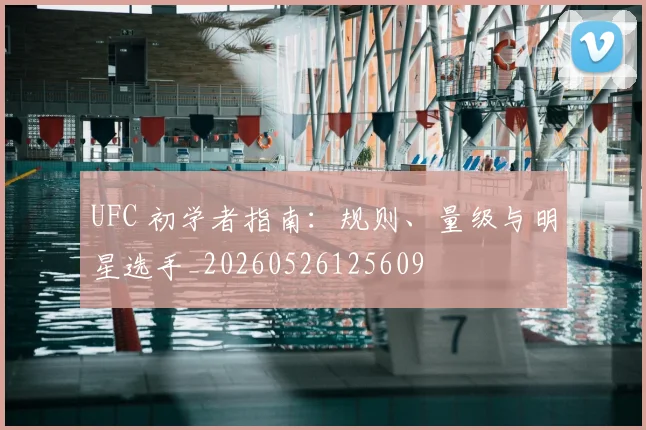UFC 初学者指南：规则、量级与明星选手_20260526125609
